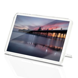 Classic Rectangle Magnet with Stand - North Pier Blackpool England UK Sunset - Fridge Locker Office Whiteboard Toolbox #51576