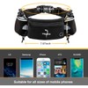 Adjustable Running Belt with Zip Pocket, 2 Water Bottles, 2