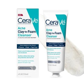 CeraVe Acne Clay To Foam Cleanser 4oz