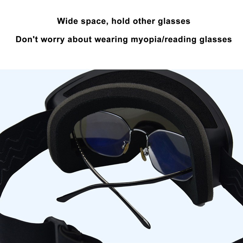 Anti Fog Ski Goggles UV Protection Adjustable Men Women Adult