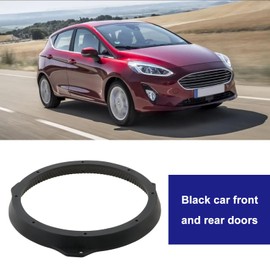 VGOL 165 mm 6.5 Inch Speaker Adapter Mounting Ring Front and Rear Door Speaker Adapter Plastic Compatible with Fiesta from 2008 with 2-Piece Cable Adapter