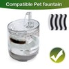Cat Water Fountain Filter,Arc-Shaped Sponge Activated Carbon Cat Fountain Filter