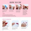 Luxury Rhinestone Press on Nails Short Duck Handmade 3D Bow
