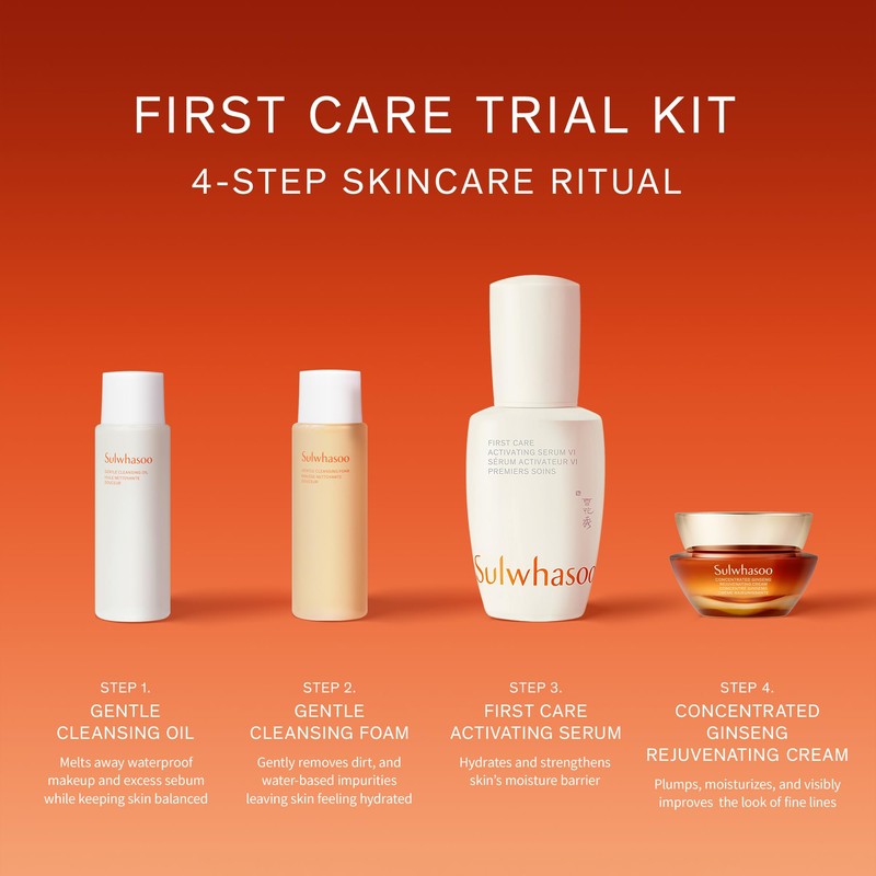 Sulwhasoo Bestsellers Trial Kit: Daily Essentials Set, 3.37 FL. oz.