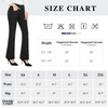 M MOTEEPI Women 31" High Waisted Bootcut Dress Pants for