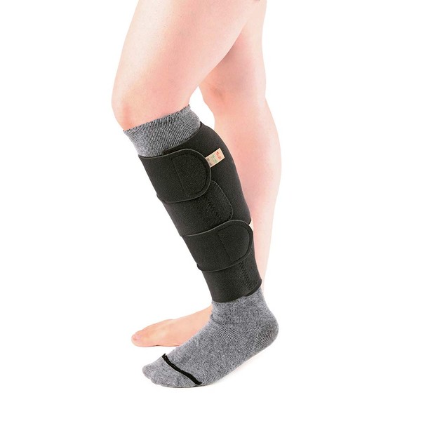 COMPREFLEX 30-40 mmHg Below Knee (NO Boot) Low Stretch Black, by BiaCare (Large/Tall, Black)