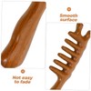 Minkissy Scalp Travel Comb Decorative Wooden Comb Perfect for Massaging