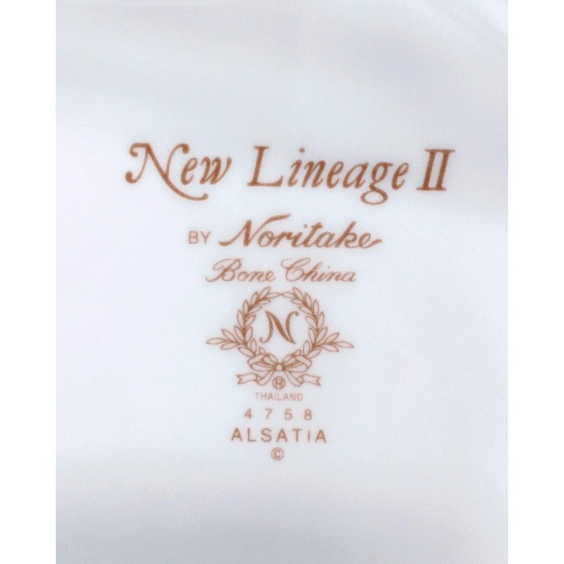 Noritake Alsatia New Lineage 5PC Place Setting Bone China 4758