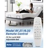 Wujexuhe Adjustable Bed Remote Control Replacement RF.27.19.33 Fit for Lucid