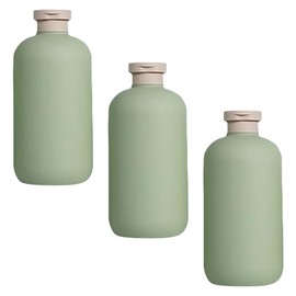 Shampoo Bottle, Large Capacity, 16.9 fl oz (500 ml), Soap Refill Bottle, Travel Bottle, For Shampoo, Shampoo Refill Containers, Set of 3, Bathroom, Washroom, Travel, Portable, Stylish, Cute