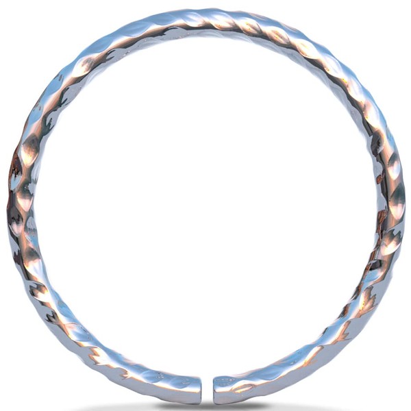 Silver Nose Ring hoop - 20 gauge snug Nose Hoop