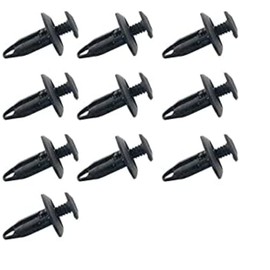 10 x Black Plastic Rear Bumper & Trim Fastener Clips for C-Max, Fiesta, Focus C-Max, Focus, Fusion, Mondeo, 1007932