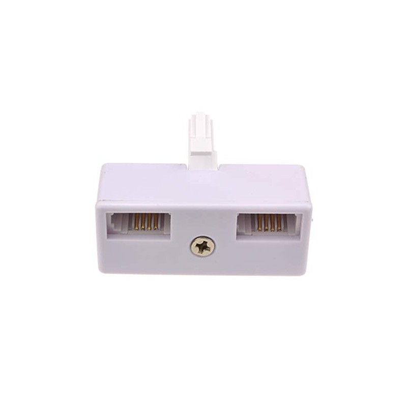 kenable BT Telephone Splitter 2 way Sockets 1 x Socket