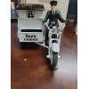 Vintage Sees Candy Diecast Harley Motorcycle And Sidecar. New. 75th