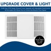 Broan-NuTone FG80HBS Heater Ventilation Grille/Cover with Dimmable LED and Color