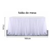 XINYUCHEN Falda De Mesa Faldón De Tul P Decoración Evento
