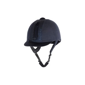 Rhinegold 0 Rhinegold Glitter Pro Hat-6.1/2-navy Riding Hat, Navy, 6. 1 2 UK