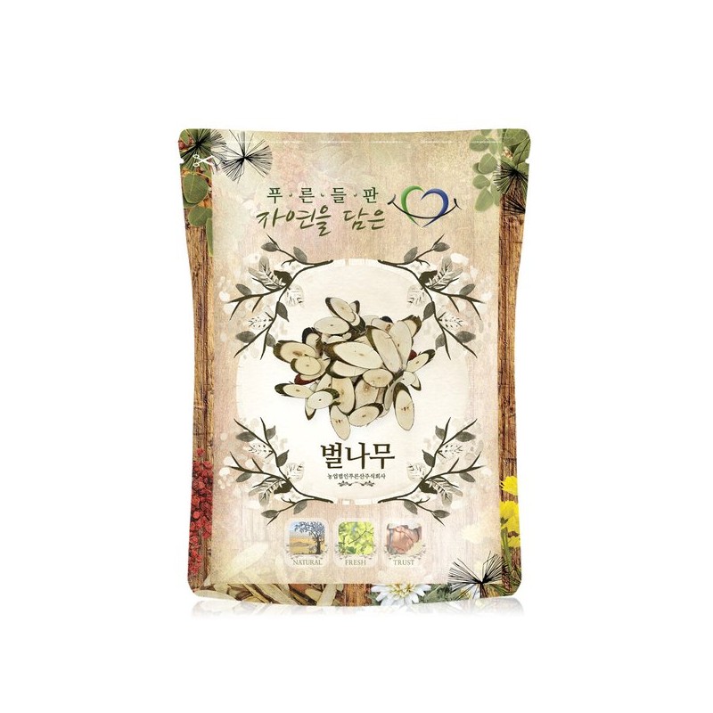 Blue Field 국산 벌나무 가지 500g 1봉 벌나무차 슬라이스 산청목