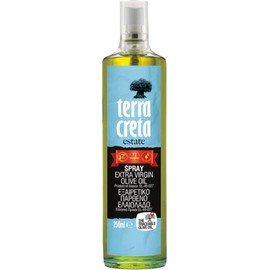 Terra Creta Terra Creta Estate Extra Virgin Olive Oil in Glass Spray Bottle - 1 Calorie Per Spray - Traceable - Multi-award Winning