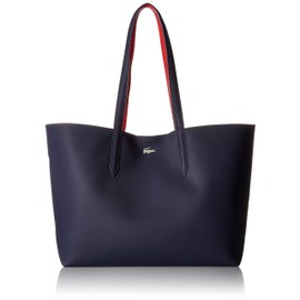 Lacoste Women's Anna Reversible Tote Bag, Violet/Red, One Size