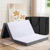 MASVIS Trifold Mattress, 4 Inch Memory Foam Foldable Mattress with