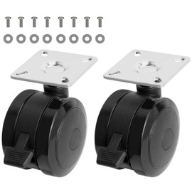 69828 Locking Casters for Weber Spirit Grill Replacement Wheels for Weber Spirit 200 & 300 SER Grills Spirit E215 E210 S210 E220 S220 Grill Parts Spirit E310 Spirit E320 S310 S320 Grill Wheels, 2PCS