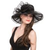 Women's Organza Church British Fascinator Bridal Tea Party Wedding Hat