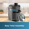 BLACK+DECKER Quiet Fruit & Vegetable Juicer, JE2500B, Non-Drip Spout, Compact