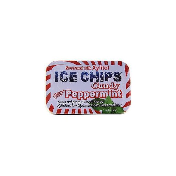 Ice Chips Candy Ice Chips Xylitol Candy Real Peppermint 1.76 oz
