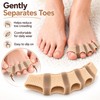 Silicone Toe Separator for Everyday Foot Care – Reusable 3-Hole