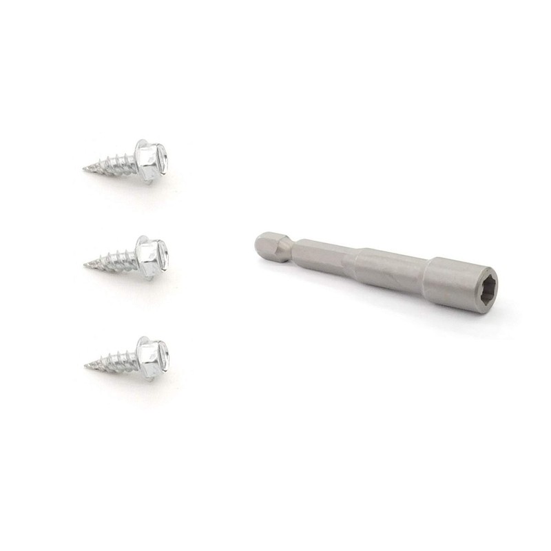 Eagle 1 White Aluminum Downspout Extensions (Multiple Sizes) with 3