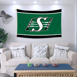 LCFHOME Roughriders Flag banner Football Clubs Tapestry (3x5ft,Double Sided,Durable 150D Polyester) Brass Grommets Banner For Outdoor Garage Dorm Room