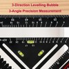 Carpentry Square Folding T Square Multi-Function Carpenter Tools - 7