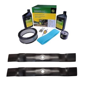 John Deere Original Equipment Model LT170 Maintenance Kit + Mulching Blades, 42C Mower Deck