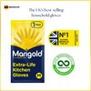 Marigold Kitchen Gloves (2 Pairs M) + Marigold Sponge Cleaning