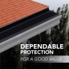 Gutter Guard by Gutterglove 4' L x 6" W All-Aluminum