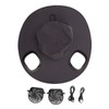 Solar Fan Hat Large Brim Quick Dry Breathable 3 Speeds