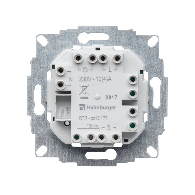 Halmburger Room Thermostat RTR-7013rg Including Jung LS 990 Frame LS981WW