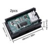 VooGenzek 2 PCS 0.28" LED Voltmeter Ammeter, Red and Blue