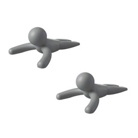 umbra Rubber Door Stopper Insert-Type Door Stopper Gray 2-pack BUDDY 21013767149