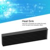 5Pcs Heat Sink Black Aluminum Radiators for CPU Amplifiers Modules