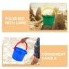 HEMOTON Beach Bucket Sand Bucket Pack of 2 Plastic Buckets
