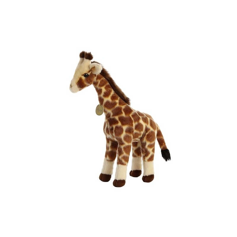 Aurora® Realistic Miyoni® Giraffe Stuffed Animal - Lifelike Details Make