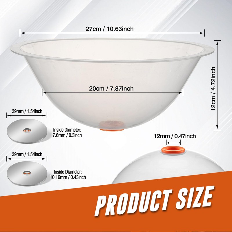 KATA 1 Pack Silicone Dust Bowl for Hole Saw, Hole