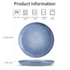 KOOV Ceramic Dinner Plates Set of 6,10.25 inch Large Dinner
