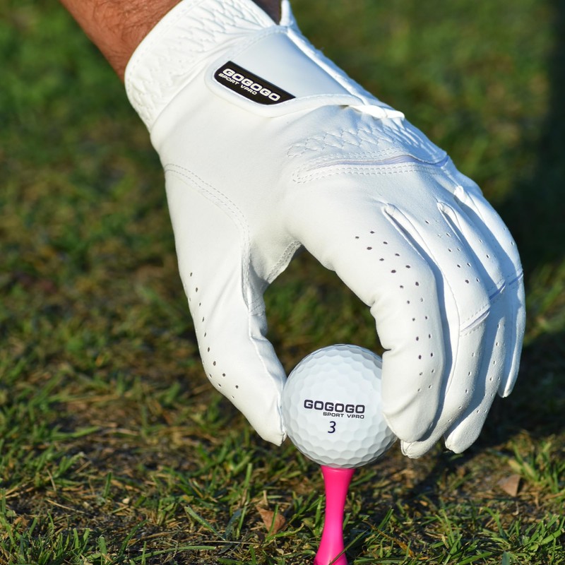Gogogo Sport Vpro GripFlex Mens 2-Pack Golf Glove Microfiber Durable