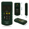 Mastech MS6514 - Termómetro digital de doble canal, registrador de