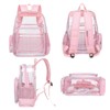 Mimfutu Heavy Duty Clear Backpack School Backpack, PVC Transparent Backpacks