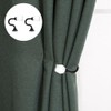 Cabilock Ganchos Decorativos para Cortinas, Cristal Negro