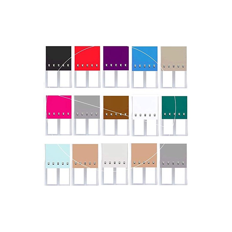 Square Eyelet Roller Blind Easy Fit Trimable Home Office Window